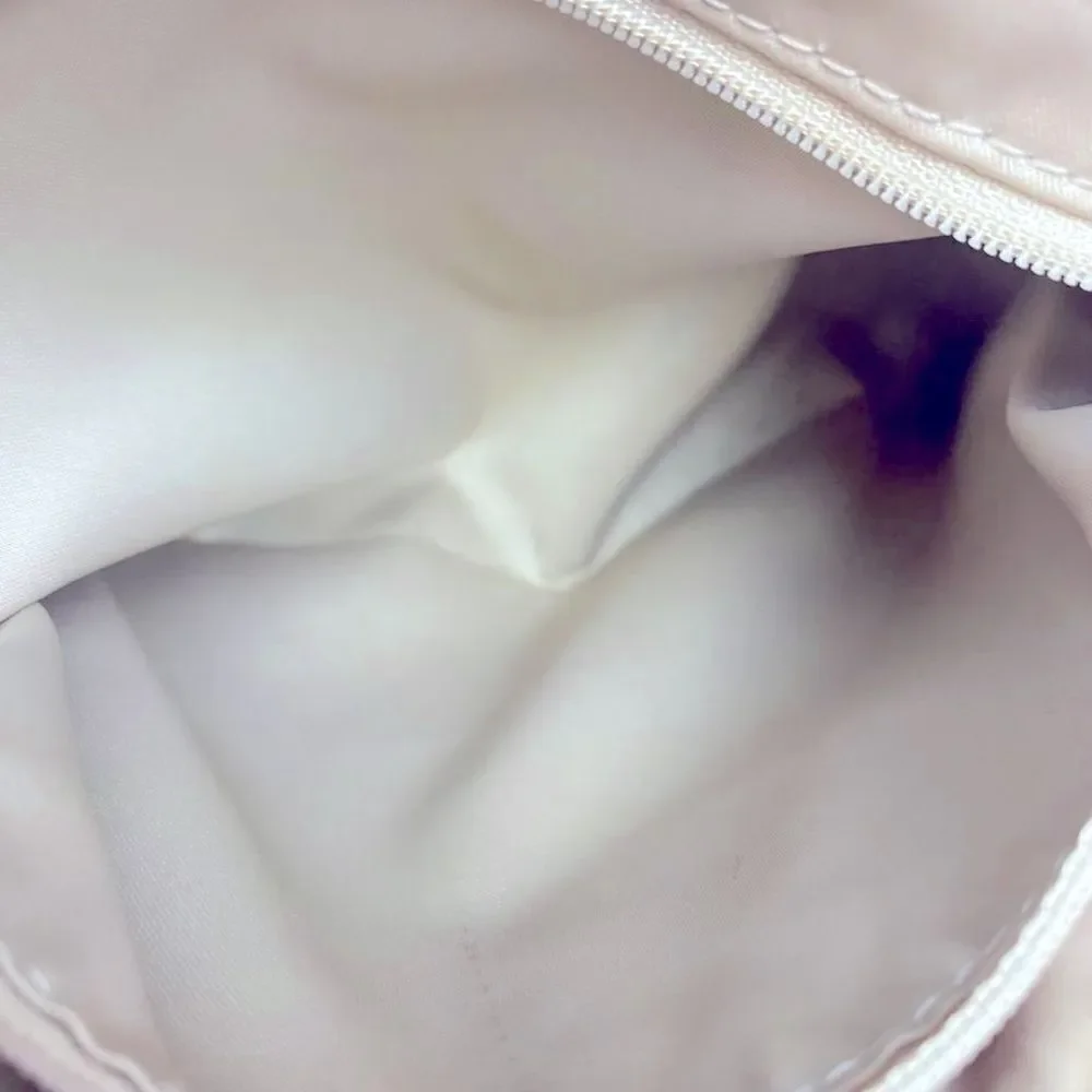 Coach Kristin Patent Leather Hobo Handbag Rose w/Silver-Tone Hardware